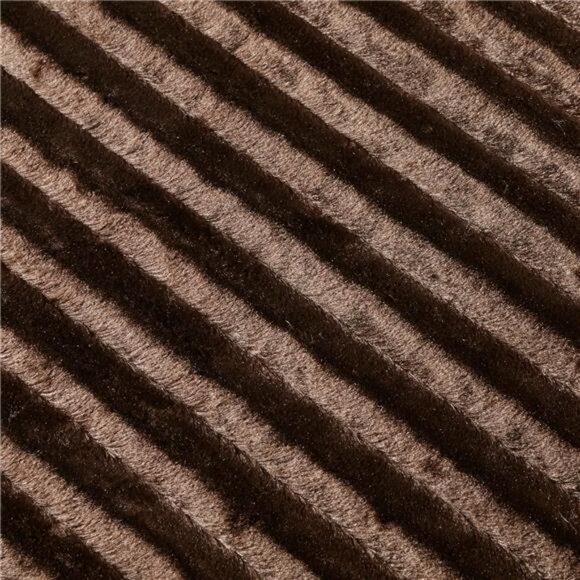 Faux Fur Throw Blanket Brown Luxury Soft Cozy Long Plush Bed Sofa Winter Gift - Picture 6 of 7